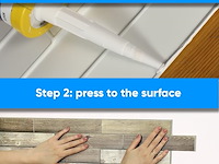 5x 10 3d-pvc panelen wandbedkleding totaal 23,5m131 - afbeelding 3 van  5