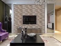 5x 10 3d-pvc panelen wandbedkleding totaal 23,5m131 - afbeelding 5 van  5