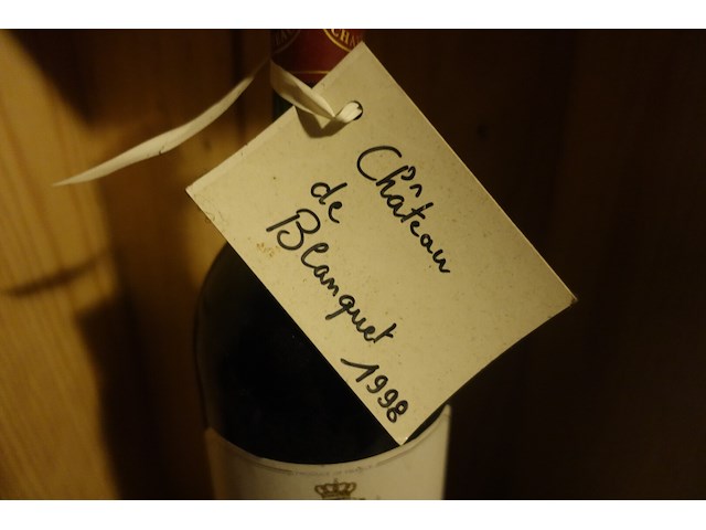 5x 1,5l chateau de blanquet 1998 - afbeelding 3 van  4