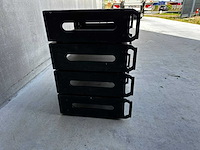 5x 19inch modulrack frame 3u d-case - afbeelding 4 van  4