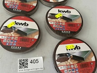 5x 25 kwb klit schuurschijf - 125mm zb - afbeelding 3 van  3