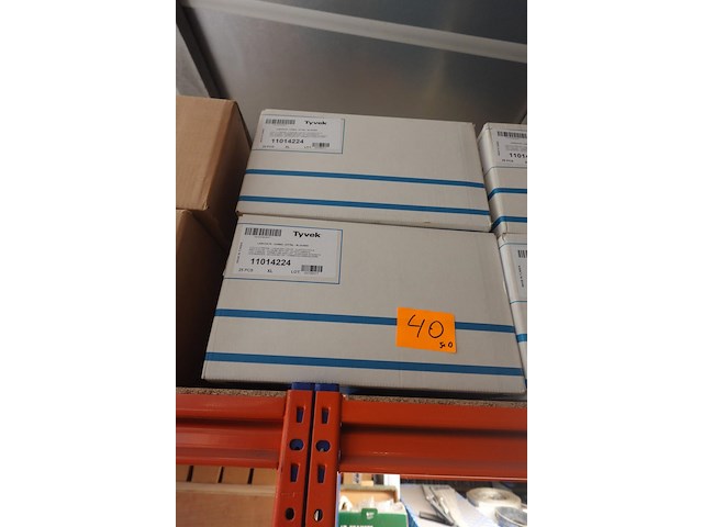 5x 25 wegwerpoverall tyvek - afbeelding 1 van  1