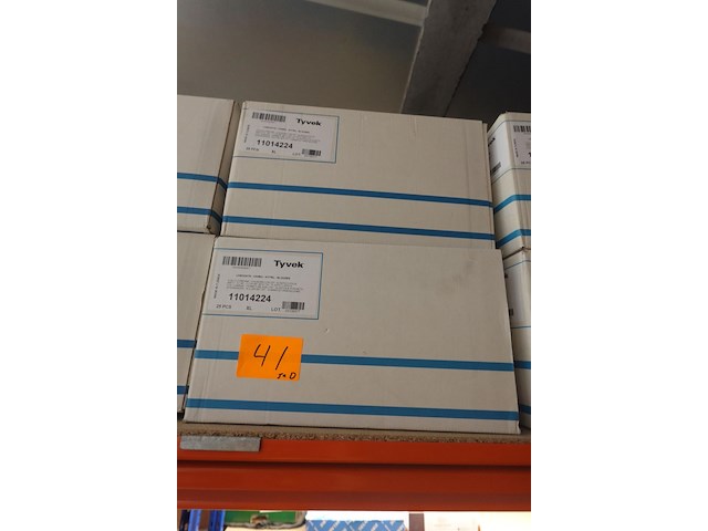 5x 25 wegwerpoverall tyvek - afbeelding 1 van  1