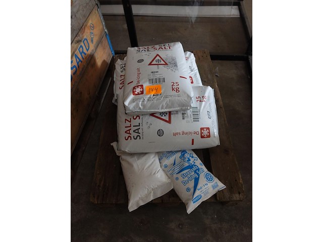 5x 25kg strooizout - afbeelding 1 van  2