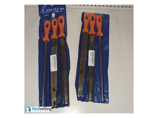 5x 3-delig metaal veilen set wvp ca € 26,00 - afbeelding 2 van  3