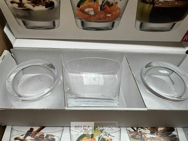 5x 3 st amuse glaasjes 27cl - afbeelding 2 van  2