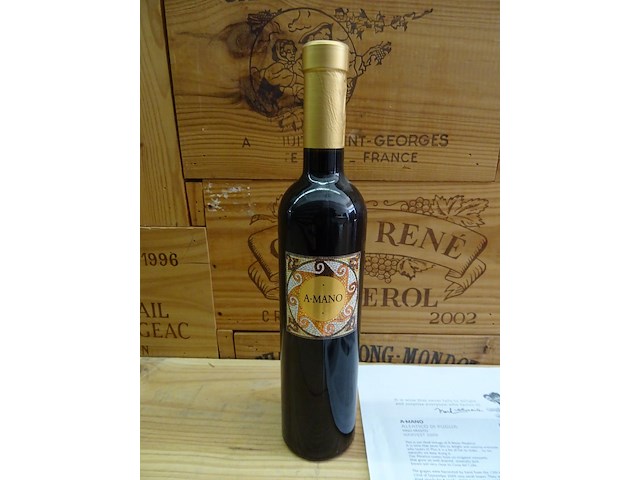 5x 50cl a°mano aleatico di puglia vino passito 2010 - afbeelding 2 van  6