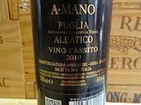 5x 50cl a°mano aleatico di puglia vino passito 2010 - afbeelding 4 van  6