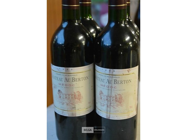 5x 750ml château au berton medoc - afbeelding 2 van  2