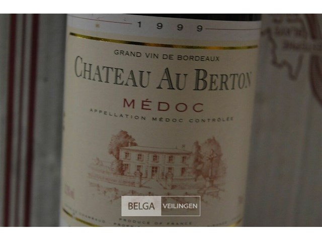 5x 750ml château au berton medoc - afbeelding 2 van  2