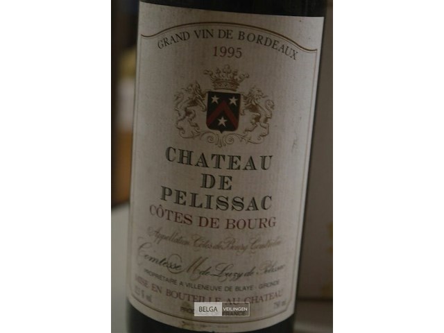 5x 750ml château de pelissac cotes de bourg - afbeelding 2 van  2