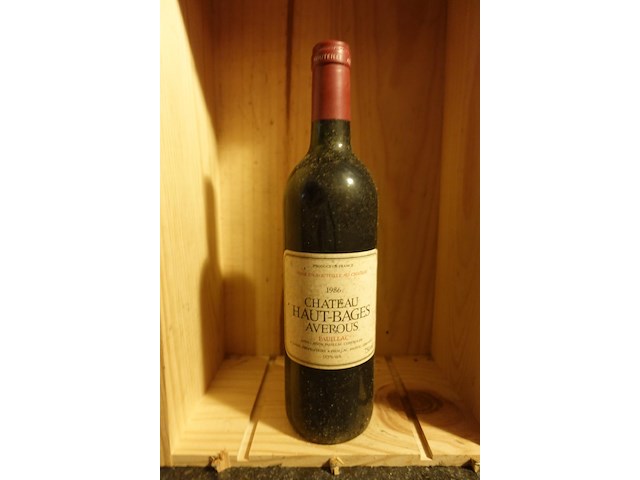 5x 75cl chateau bages averdus 1986 - afbeelding 1 van  3