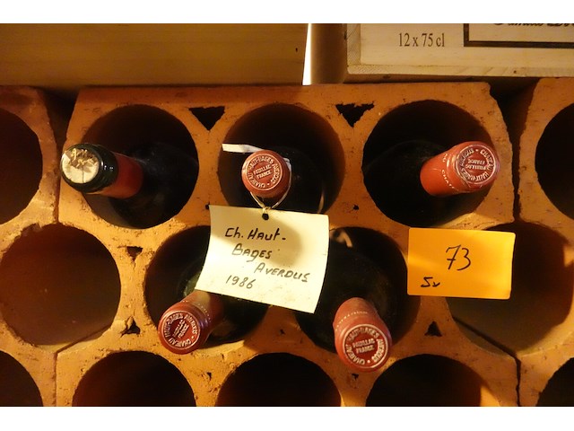 5x 75cl chateau bages averdus 1986 - afbeelding 3 van  3