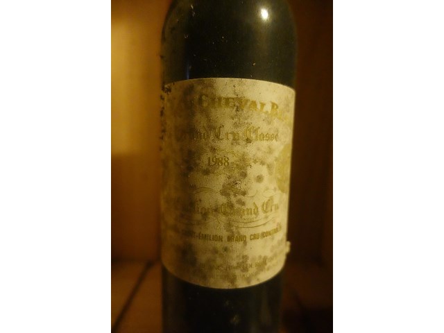 5x 75cl chateau cheval blanc 1988 - afbeelding 2 van  3
