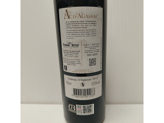 5x 75cl château d'agassac - afbeelding 2 van  2