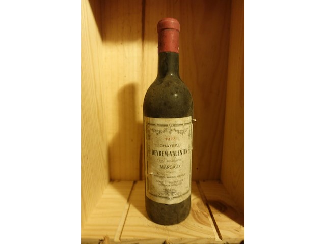 5x 75cl chateau deyrim-valentin 1973 - afbeelding 1 van  3