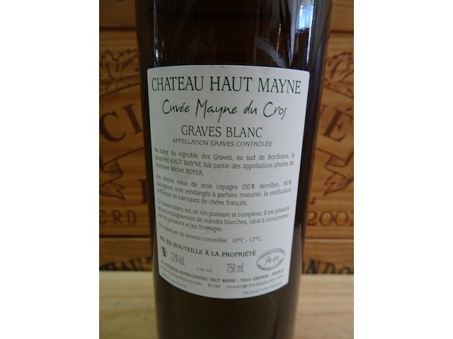 5x 75cl château haut mayne cuvée mayne du cros 2005 - afbeelding 3 van  4