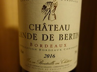 5x 75cl chateau lande de bertin 2016 - afbeelding 2 van  3