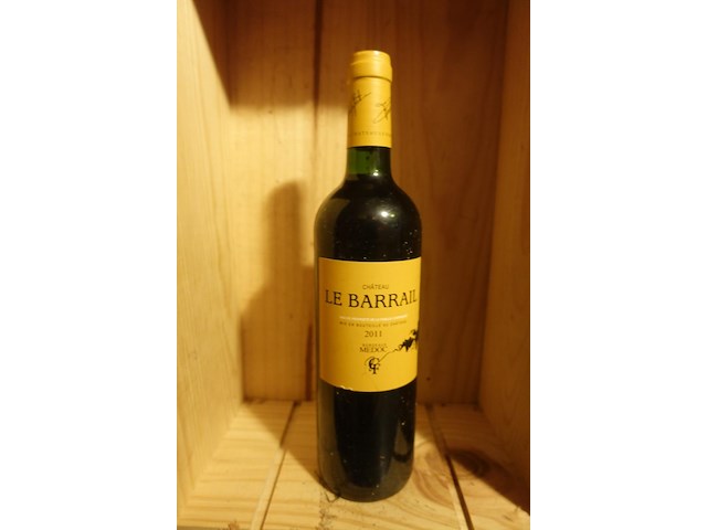 5x 75cl chateau le barrail 2011 - afbeelding 1 van  3