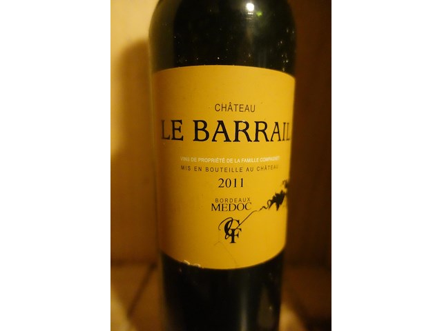 5x 75cl chateau le barrail 2011 - afbeelding 2 van  3