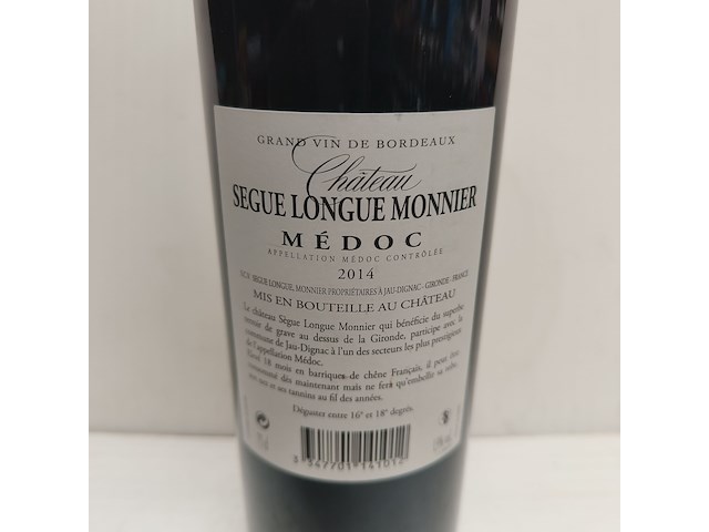 5x 75cl château segue longue monnier - afbeelding 2 van  2