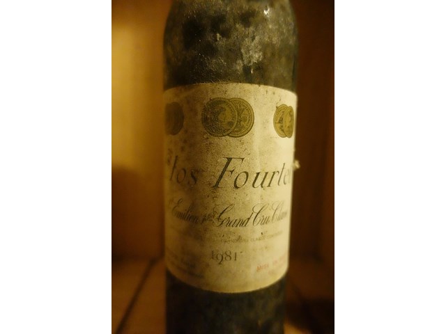 5x 75cl clos fourtet 1981 - afbeelding 2 van  3