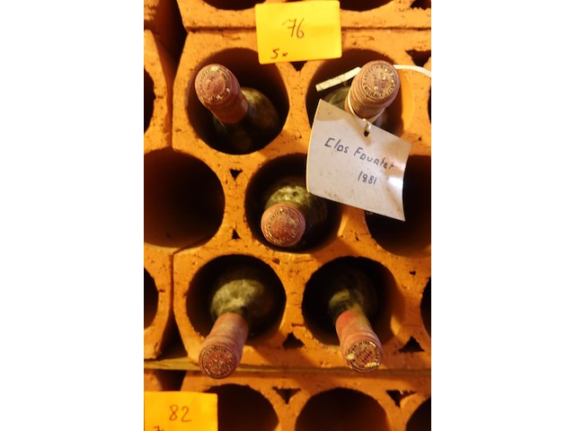 5x 75cl clos fourtet 1981 - afbeelding 3 van  3