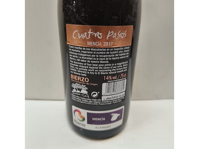 5x 75cl cuatro pasos - afbeelding 2 van  2