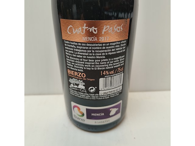 5x 75cl cuatro pasos - afbeelding 2 van  2