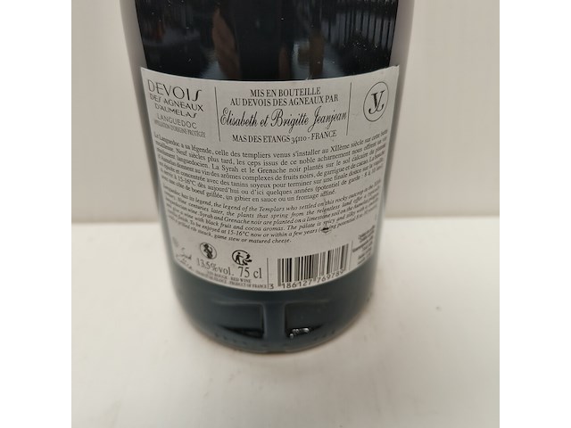 5x 75cl devois des agneaux d'aumelas - afbeelding 2 van  2