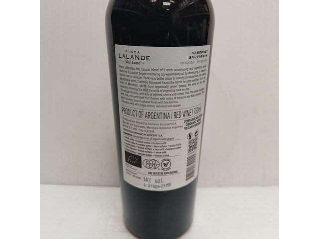 5x 75cl finca lalande - afbeelding 2 van  2