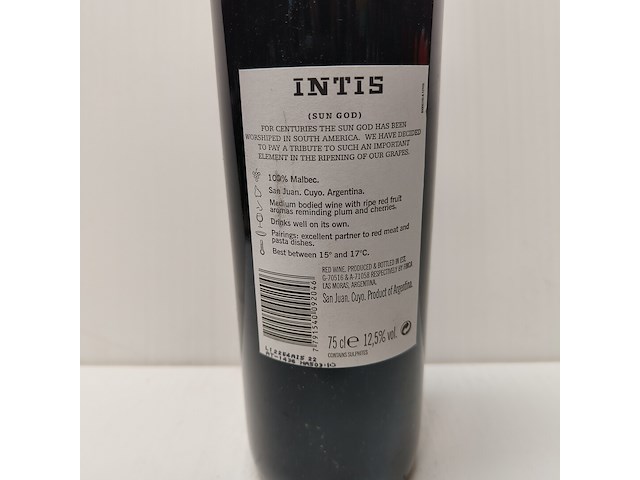 5x 75cl intis - afbeelding 4 van  6