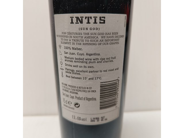 5x 75cl intis - afbeelding 6 van  6