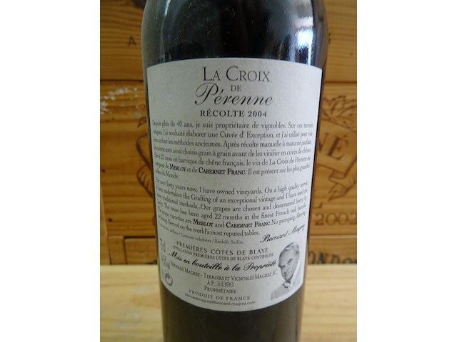 5x 75cl la croix de pérenne 2004 - afbeelding 3 van  4