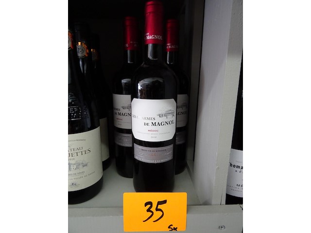 5x 75cl les charles de magnol 2010 - afbeelding 4 van  4