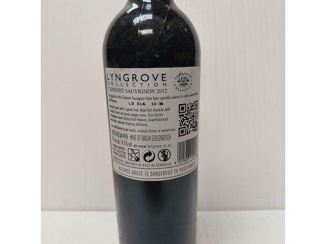 5x 75cl lyngrove stellenbosch - afbeelding 2 van  2
