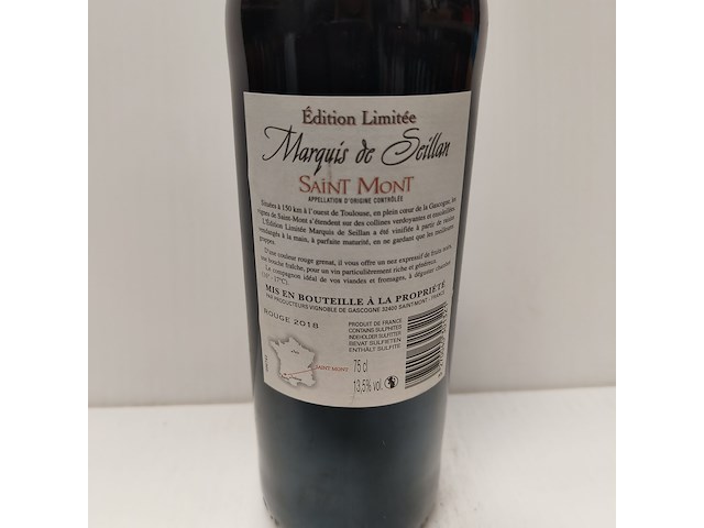 5x 75cl marquis de seillan - afbeelding 2 van  6