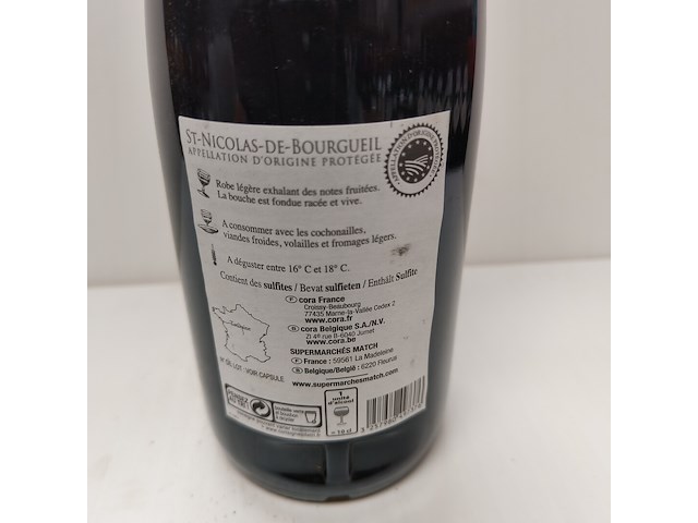 5x 75cl st-nicolas-de-bourgueil - afbeelding 2 van  2