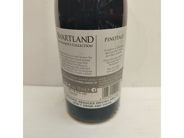 5x 75cl swartland - afbeelding 2 van  2