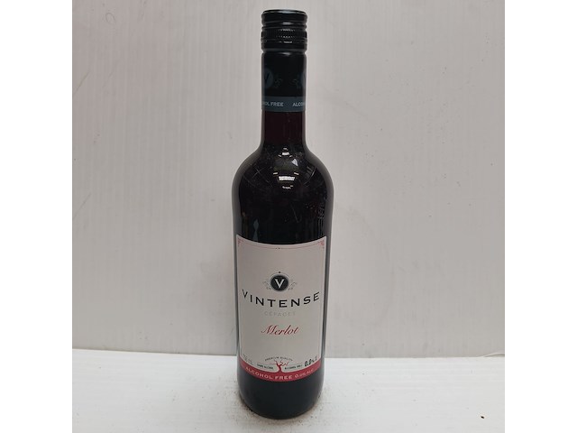 5x 75cl vintense merlot 0,0% - afbeelding 1 van  2