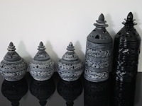 5x aardewerk lantaarn - afbeelding 1 van  6