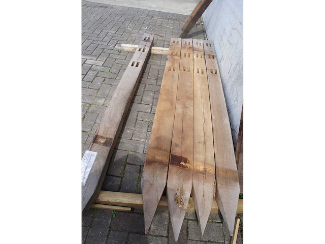 5x acacia post & rail 2m50 - afbeelding 4 van  4