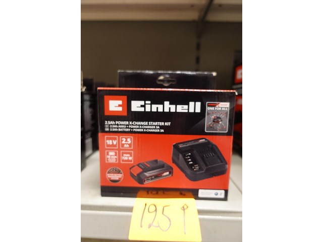 5x accu met lader einhell - afbeelding 1 van  3