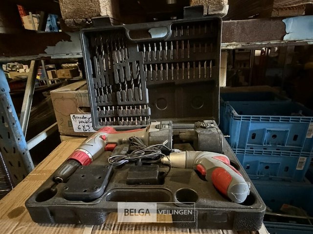 ± 5x accuboormachine met bits - afbeelding 3 van  7
