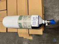 5x ademluchtcilinder msa luxfer composite 6,8l, vuldruk 300 bar