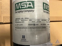 5x ademluchtcilinder msa luxfer composite 6,8l, vuldruk 300 bar - afbeelding 2 van  4