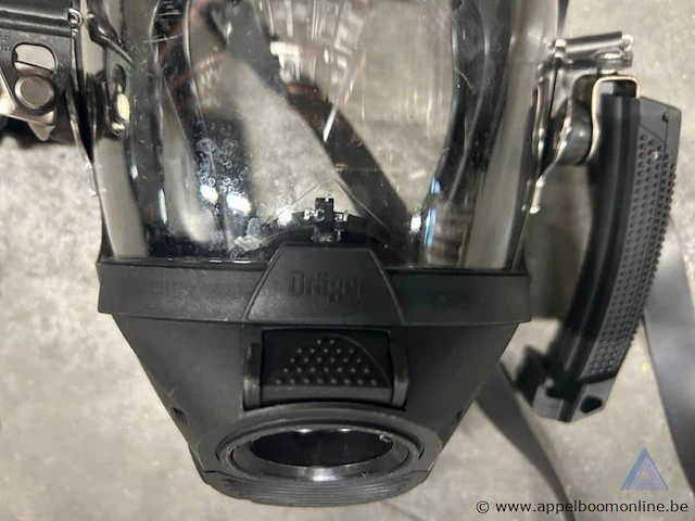 5x ademluchtmasker dräger fps 7000, met beugel. - afbeelding 3 van  3