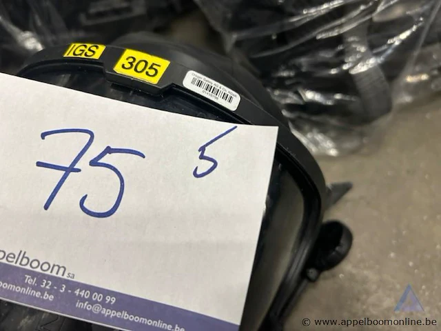 5x ademluchtmasker dräger fps 7000. - afbeelding 2 van  2