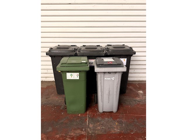 5x afvalcontainer - afbeelding 1 van  3