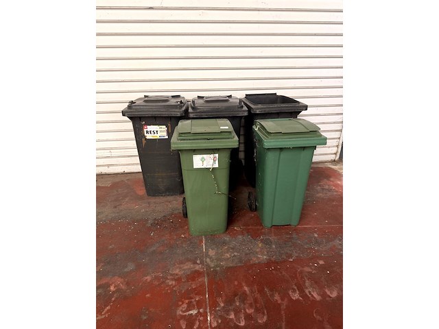 5x afvalcontainer - afbeelding 1 van  3